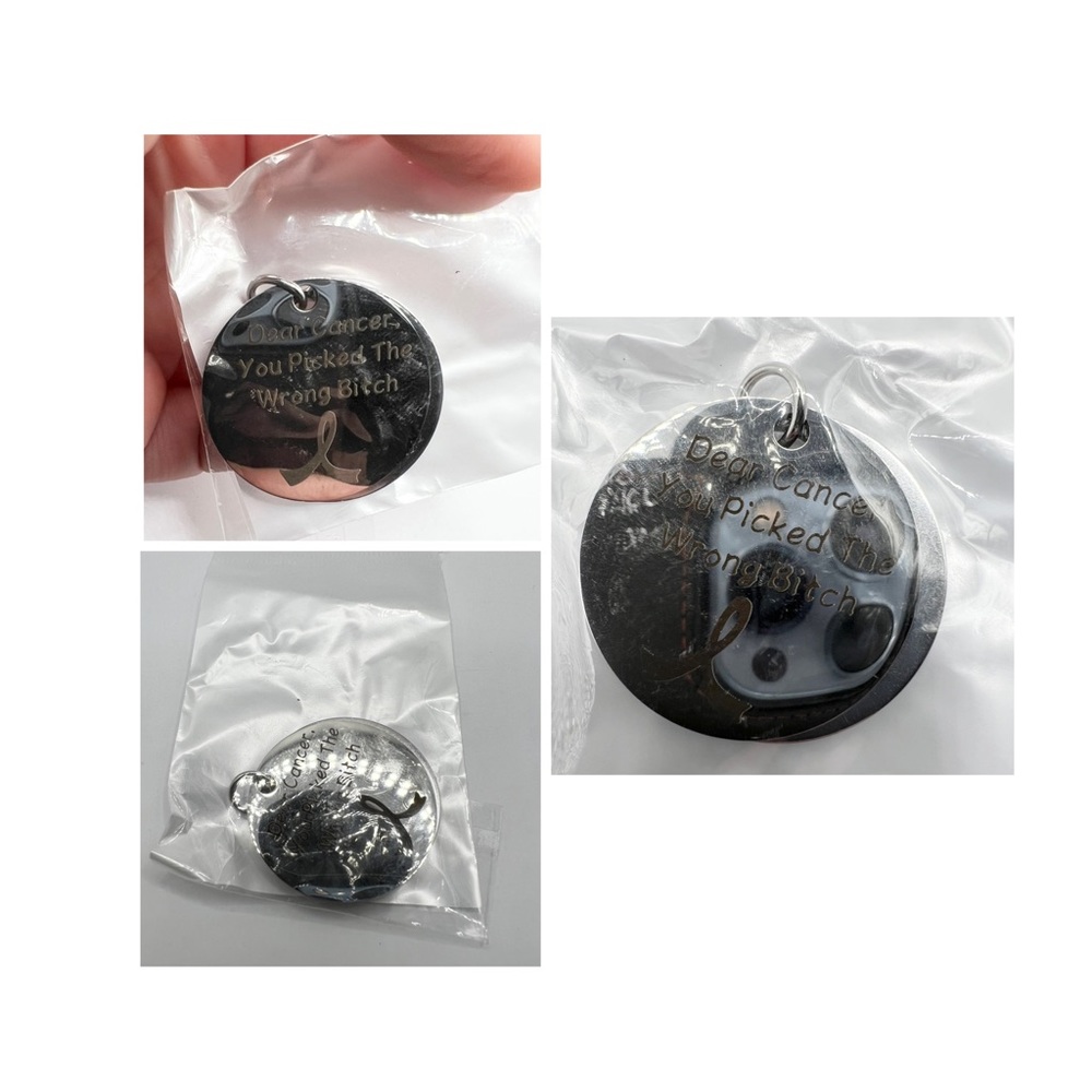 $1 CANCER KEYCHAIN NEW $1 WITH ANY $10 ORDER OR MORE - Picture 4 of 5